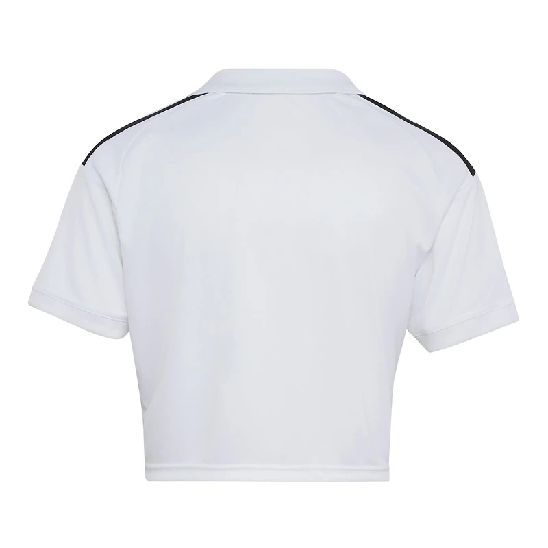 Women's adidas White Juventus 2026/27 Home Replica Cropped Jersey
