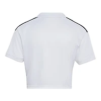 Women's adidas White Juventus 2026/27 Home Replica Cropped Jersey
