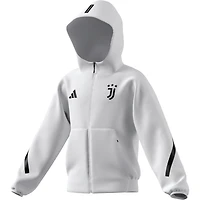 Youth adidas  White Juventus 2025/26 Anthem Full-Zip Jacket