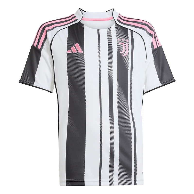 Youth adidas White Juventus 2025/26 Home Replica Jersey