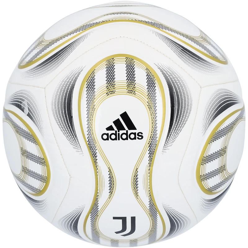 Zinedine Zidane Juventus Autographed adidas Black/Gold Soccer Ball