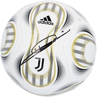 Zinedine Zidane Juventus Autographed adidas Black/Gold Soccer Ball