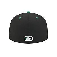 Men's New Era  Black Kannapolis Cannon Ballers Theme Nights 59FIFTY Fitted Hat