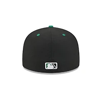 Casquette ajustée 59FIFTY noire New Era Kannapolis Cannon Ballers Theme Nights pour homme