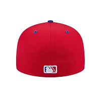 Men's New Era  Red Kannapolis Cannon Ballers Theme Nights 59FIFTY Fitted Hat