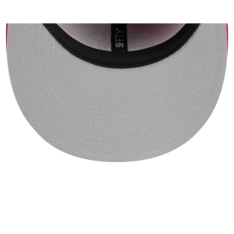 Men's New Era  Red Kannapolis Cannon Ballers Theme Nights 59FIFTY Fitted Hat