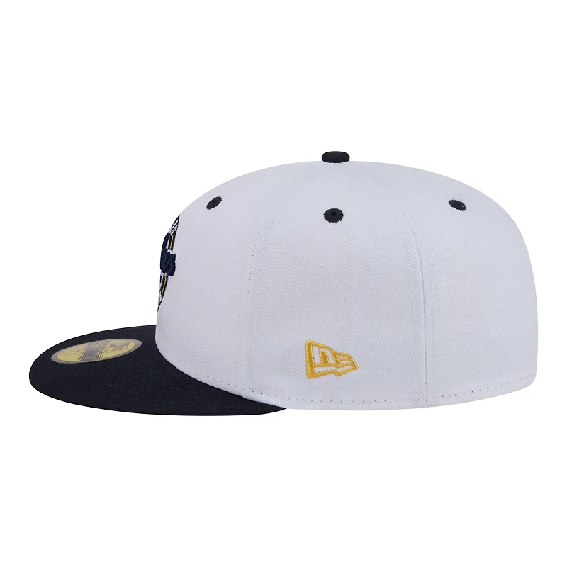 Men's New Era Gray/Navy Kannapolis Cannon Ballers Minor League Theme Nights 59FIFTY Fitted Hat