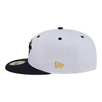 Men's New Era  Gray/Navy Kannapolis Cannon Ballers Minor League Theme Nights 59FIFTY Fitted Hat