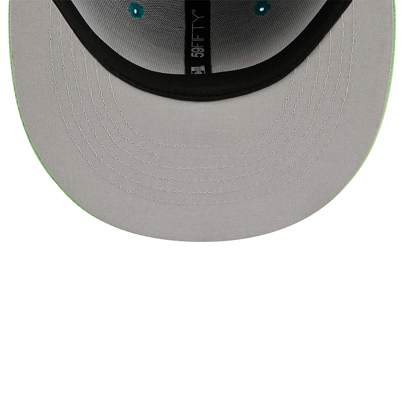Men's New Era Navy/Light Green Kannapolis Cannon Ballers 2026 Copa De La Diversion 59FIFTY Fitted Hat