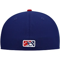 Men's New Era Royal Kannapolis Cannon Ballers Authentic Collection Road 59FIFTY Fitted Hat