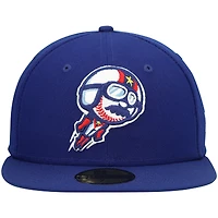 Casquette ajustée New Era Royal Kannapolis Cannon Ballers Authentic Collection Team Home 59FIFTY pour homme