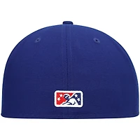 Casquette ajustée New Era Royal Kannapolis Cannon Ballers Authentic Collection Team Home 59FIFTY pour homme