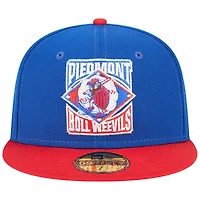 Men's New Era Royal Kannapolis Cannon Ballers Theme Nights Piedmont Boll Weevils  59FIFTY Fitted Hat
