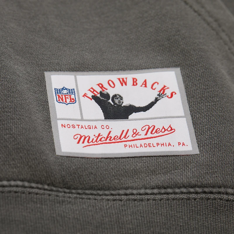 Mitchell & Ness  Gray Kansas City Chiefs Pullover Hoodie