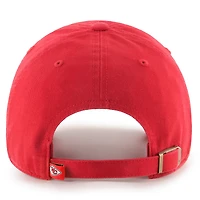 Casquette réglable Clean Up Kansas City Chiefs '47 Brand rouge