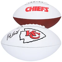 Ballon de football Franklin White Panel autographié par Andy Reid, Kansas City Chiefs