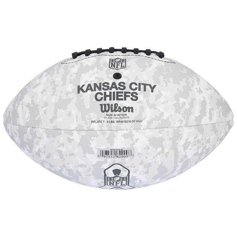 Ballon de football Wilson 2024 autographié par Andy Reid, Chiefs de Kansas City