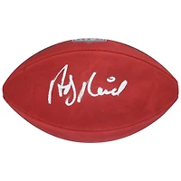 Ballon de football Wilson Duke en couleur autographié par Andy Reid, Kansas City Chiefs