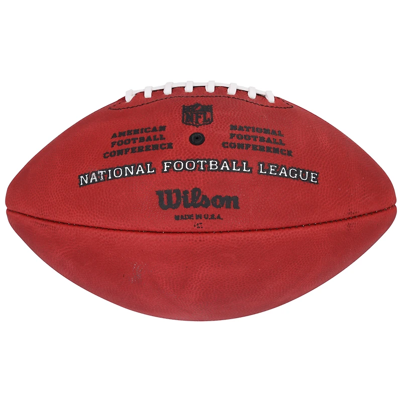 Ballon de football Wilson Duke en couleur autographié par Andy Reid, Kansas City Chiefs