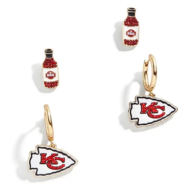 Ensemble de boucles d'oreilles BaubleBar Kansas City Chiefs