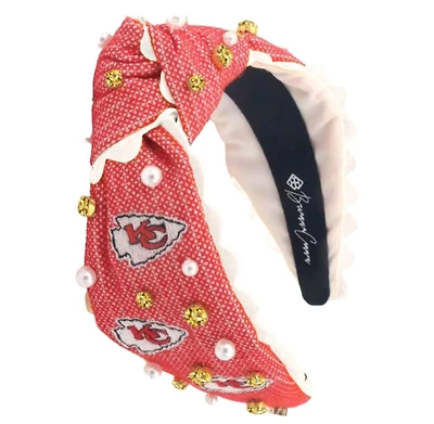 Brianna Cannon Kansas City Chiefs Cross Stitch Headband