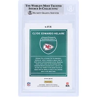 Carte recrue authentifiée 8,5 de Clyde Edwards-Helaire Kansas City Chiefs 2020 Panini Donruss Optic Downtown n° DT-35 BGS - Sous-catégories 9,5, 8,5, 8,5, 8,5