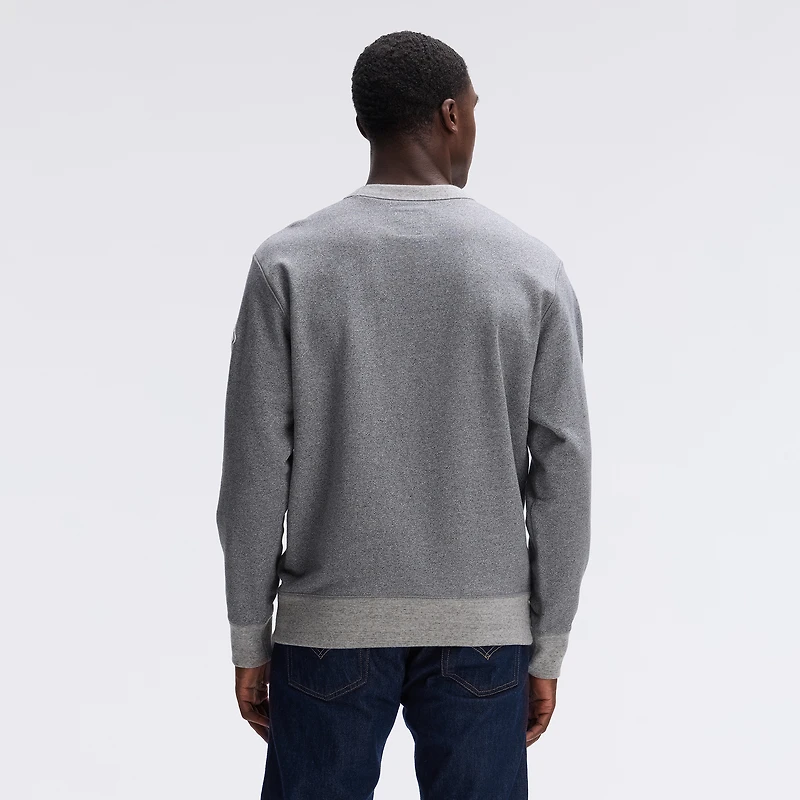 Sweat-shirt à poche en polaire emblématique des Chiefs de Kansas City, gris chiné, Fanatics Athletic