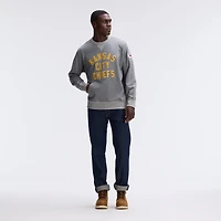 Fanatics Athletic Heather Gray Kansas City Chiefs IconicFleece Pocket Sweatshirt