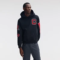 Fanatics Black Kansas City Chiefs IconicFleece Letterman Hoodie