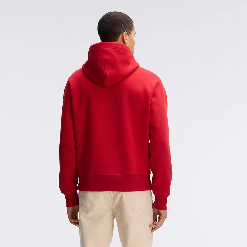 Fanatics Red Kansas City Chiefs IconicFleece Flocked Hoodie