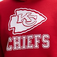 Fanatics Red Kansas City Chiefs IconicFleece Flocked Hoodie