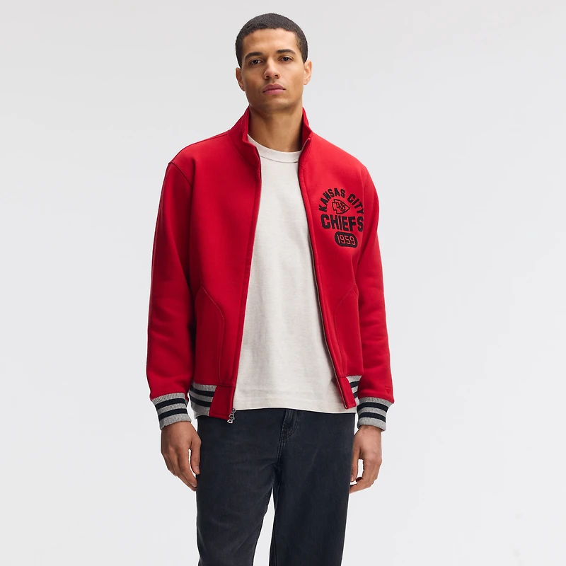 Fanatics Red Kansas City Chiefs IconicFleece Full-Zip Jacket