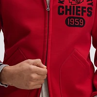 Fanatics Red Kansas City Chiefs IconicFleece Full-Zip Jacket