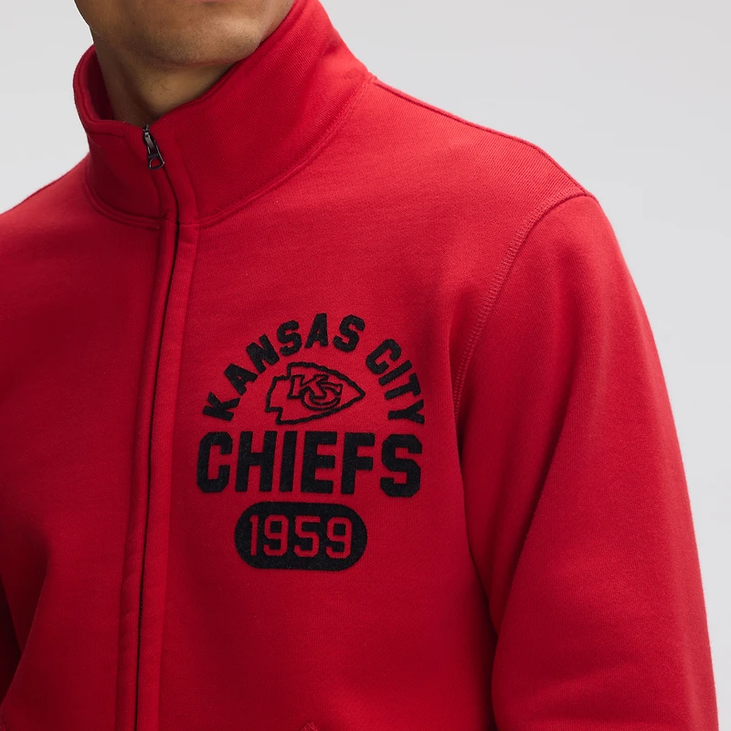 Fanatics Red Kansas City Chiefs IconicFleece Full-Zip Jacket
