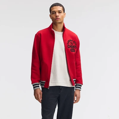 Fanatics Red Kansas City Chiefs IconicFleece Full-Zip Jacket