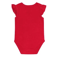 Girl's Outerstuff  Red/Gold Kansas City Chiefs Sunshine Two-Piece Bodysuit Set