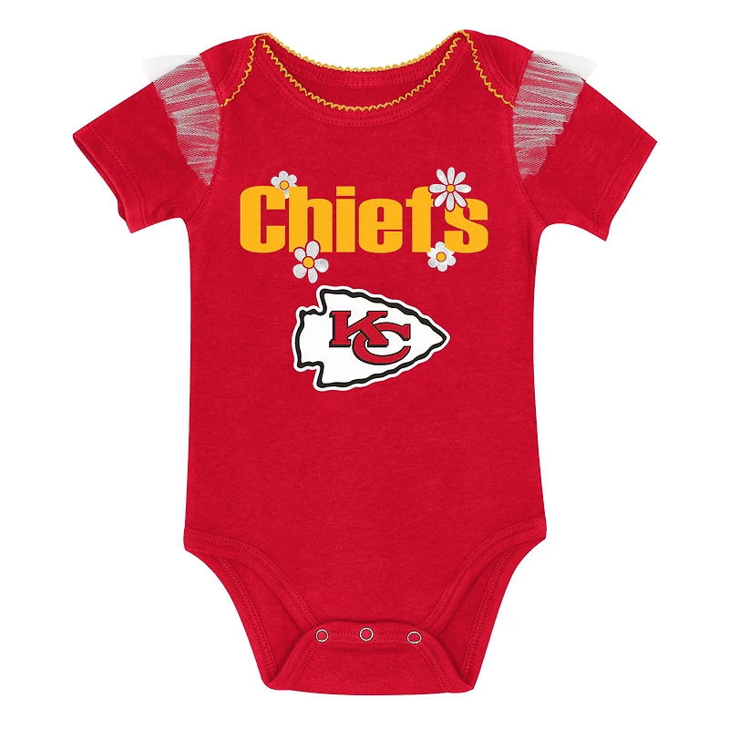 Ensemble body et jupe My Team Rocks pour fille Outerstuff Kansas City Chiefs