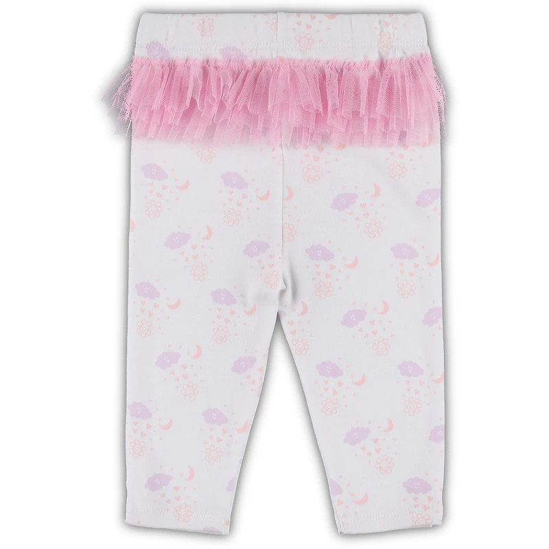 Ensemble de body et leggings Tutu pour nouveau-nés nourrissons blancs Kansas City Chiefs Spreading Love