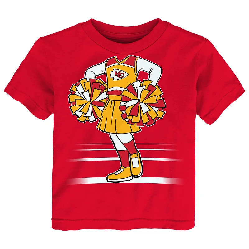 T-shirt rouge ajusté pour fille Outerstuff des Kansas City Chiefs