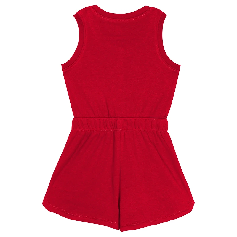 Girls Toddler Red Kansas City Chiefs Super Girl Romper