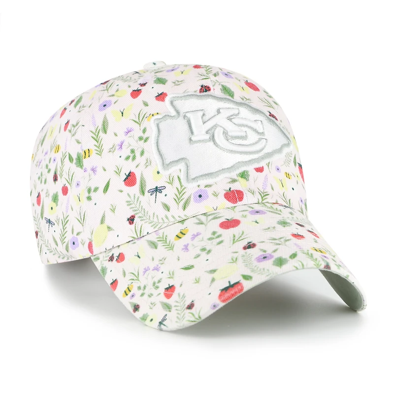 Casquette ajustable rose clair Kansas City Chiefs Posey Clean Up pour filles et jeunes