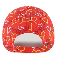 Girls Youth '47 Red Kansas City Chiefs Mural Clean Up Adjustable Hat