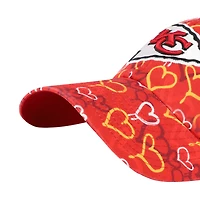 Girls Youth '47 Red Kansas City Chiefs Mural Clean Up Adjustable Hat