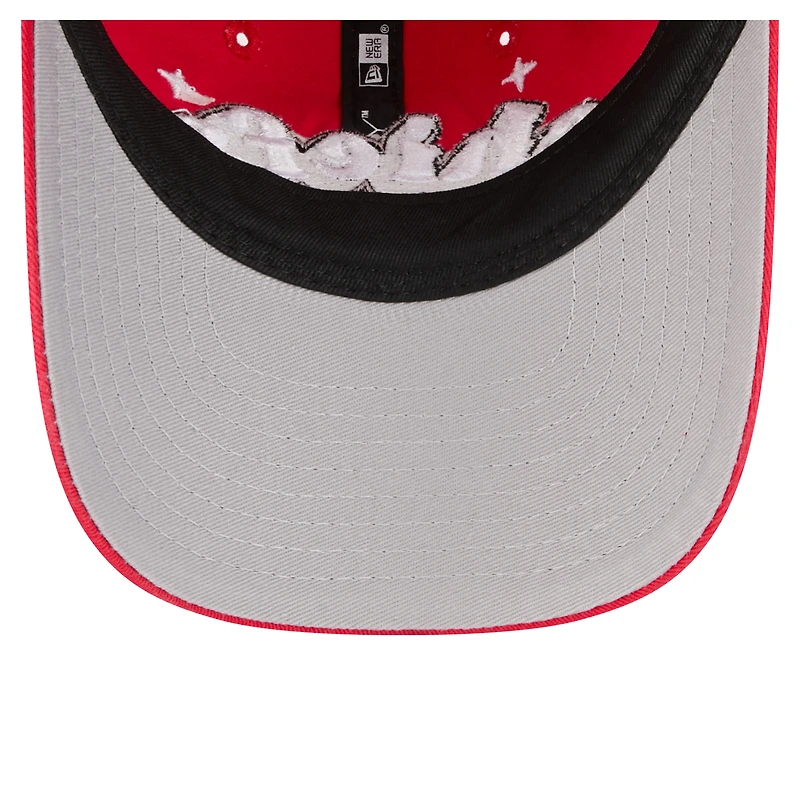 Girls Youth New Era  Red Kansas City Chiefs Cheer 9TWENTY Adjustable Hat