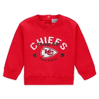 Infant & Newborn WEAR by Erin Andrews Red Kansas City Chiefs Fleece Crewneck and Pants Set