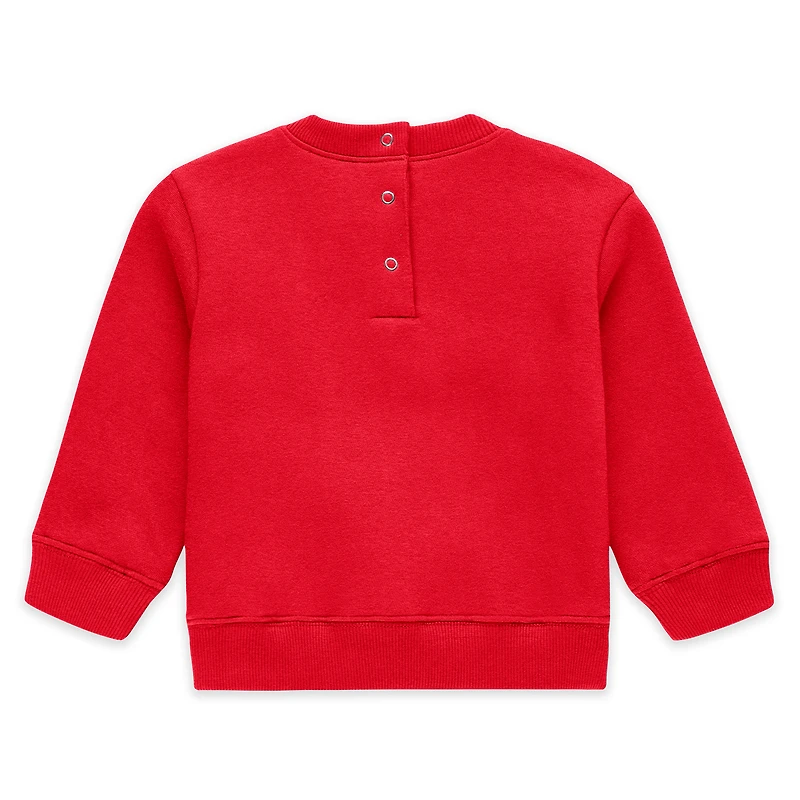 Infant & Newborn WEAR by Erin Andrews Red Kansas City Chiefs Fleece Crewneck and Pants Set