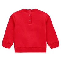 Infant & Newborn WEAR by Erin Andrews Red Kansas City Chiefs Fleece Crewneck and Pants Set