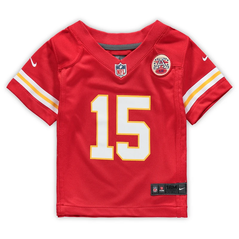 Infant Nike Patrick Mahomes Red Kansas City Chiefs Team Player Game Jersey