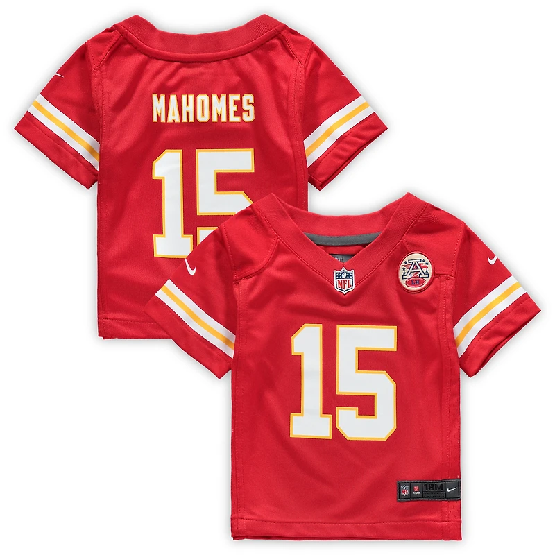 Infant Nike Patrick Mahomes Red Kansas City Chiefs Team Player Game Jersey