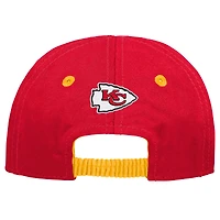 Casquette flexible My First Tail Sweep Slouch Flex des Chiefs de Kansas City pour bébé, rouge/or